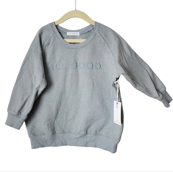Good American Other - GOOD AMERICAN all good crewneck kids 7/8 NEW WITH TAGS‎